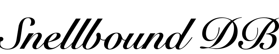 Snellbound DB Bold Font Download Free